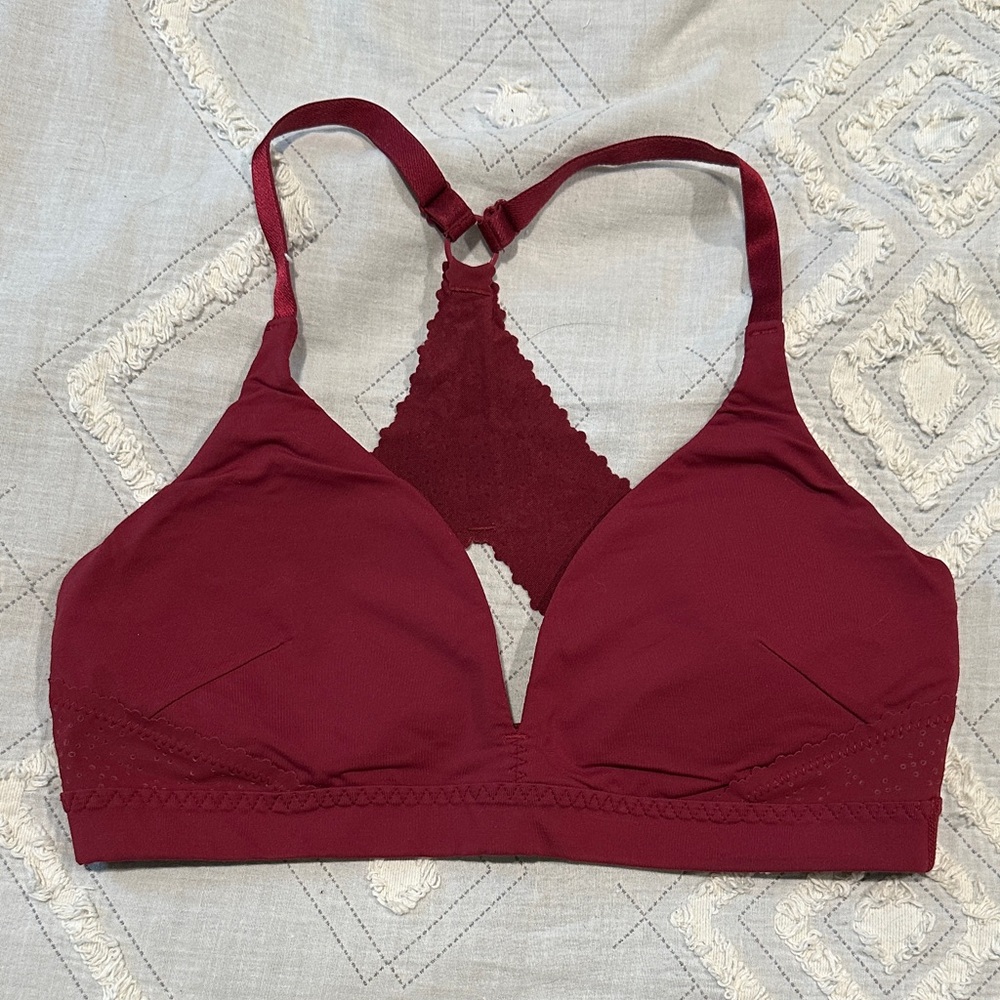 Lululemon Athletica Deep Red Lace Bralette